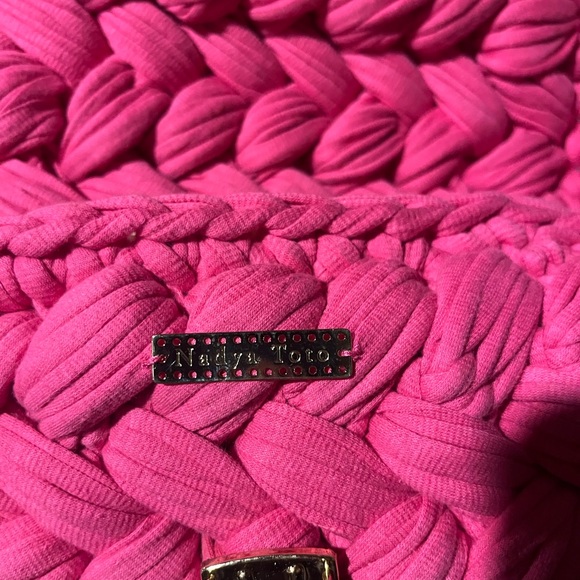 NWT Nadya Toto hot pink purse - Picture 6 of 9